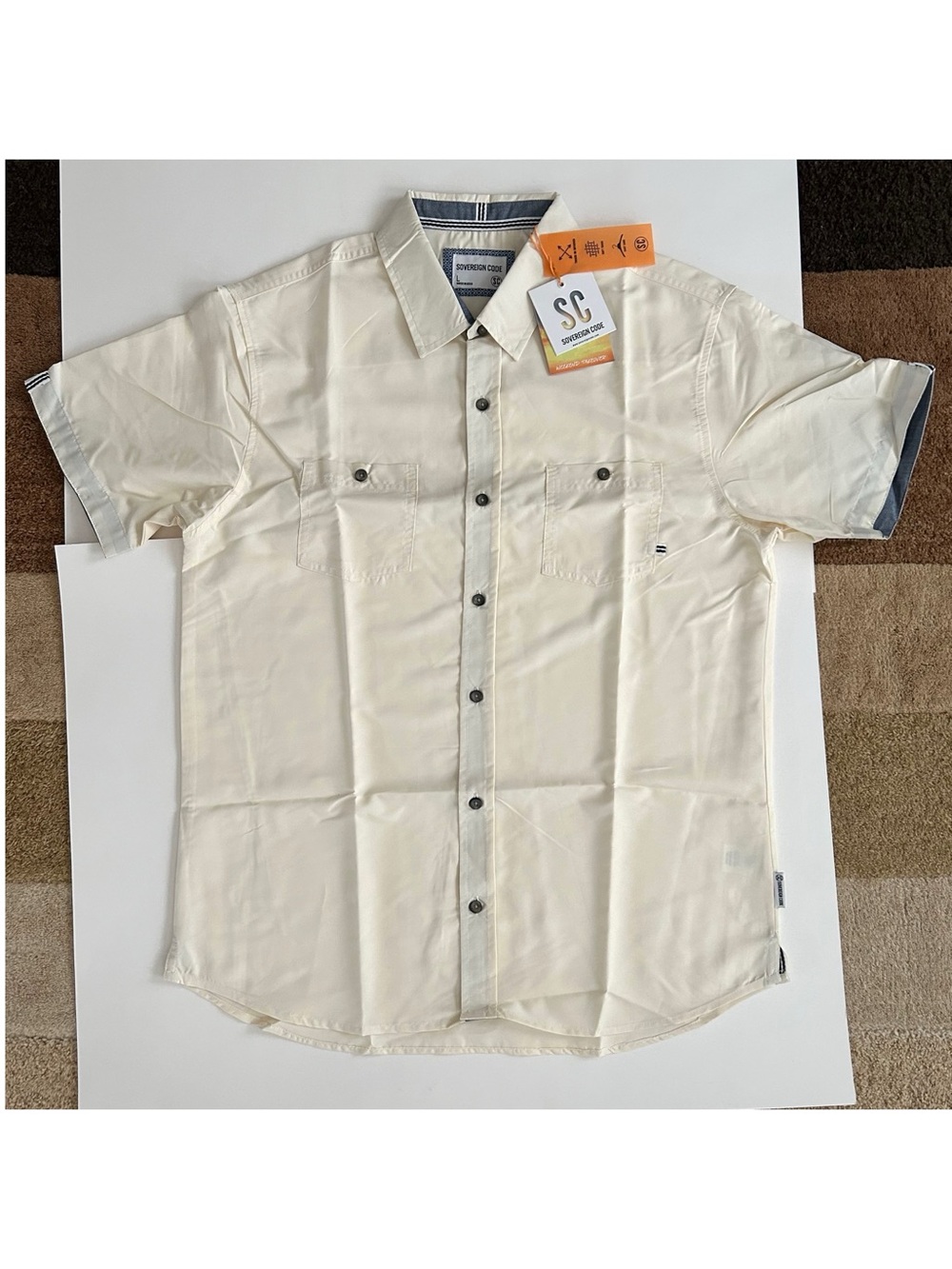 Sovereign Code - Stable Woven Shirt - Size L - Short Sleeves - Mens